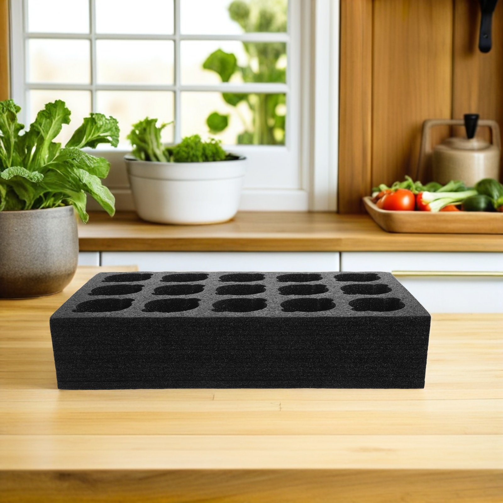 Coffee Tea Milk - Foam Cup Holder Tray Multi-Cup Carrier