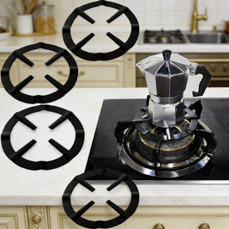 Moka Pot Stove - 4Pcs Iron Gas Stove Support Trivet