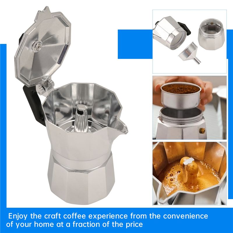 Moka Pot Stove - A92P Moka Pot Italian Coffee Machine