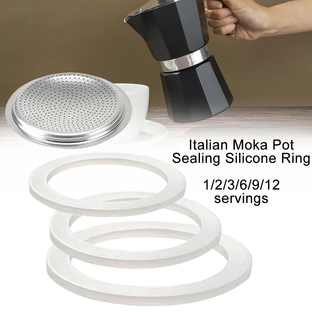 Moka Pot Stove - 1 set High Temperature Resistant Silicone