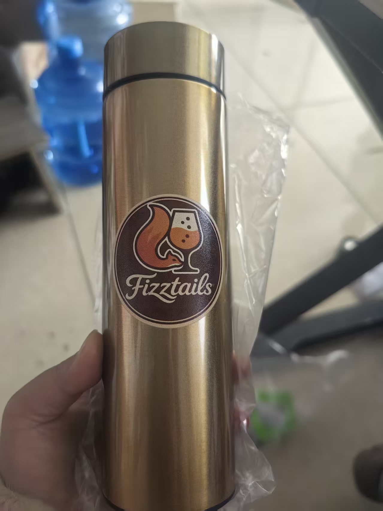 Coffee Tea Name - Logo Name 500ml Small mouth LED