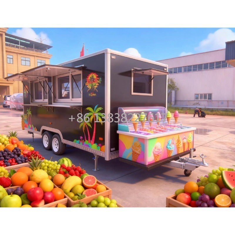 Coffee And Tea Bar - Mobile Folding Bar Food Truck with