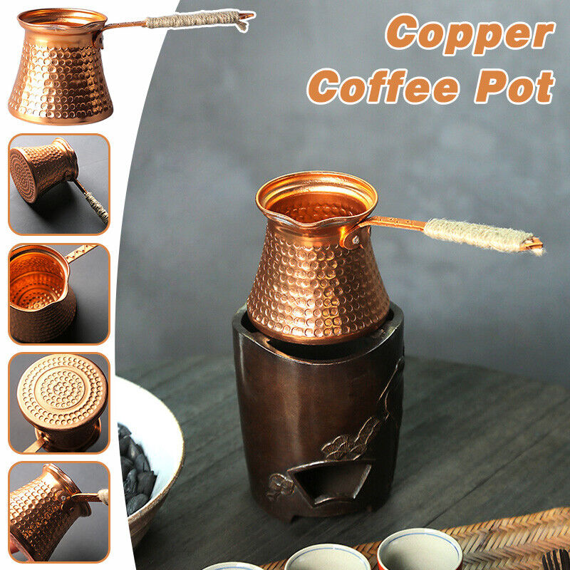 Moka Pot Stove - Coffee Pot Antique Copper Turkish Copper