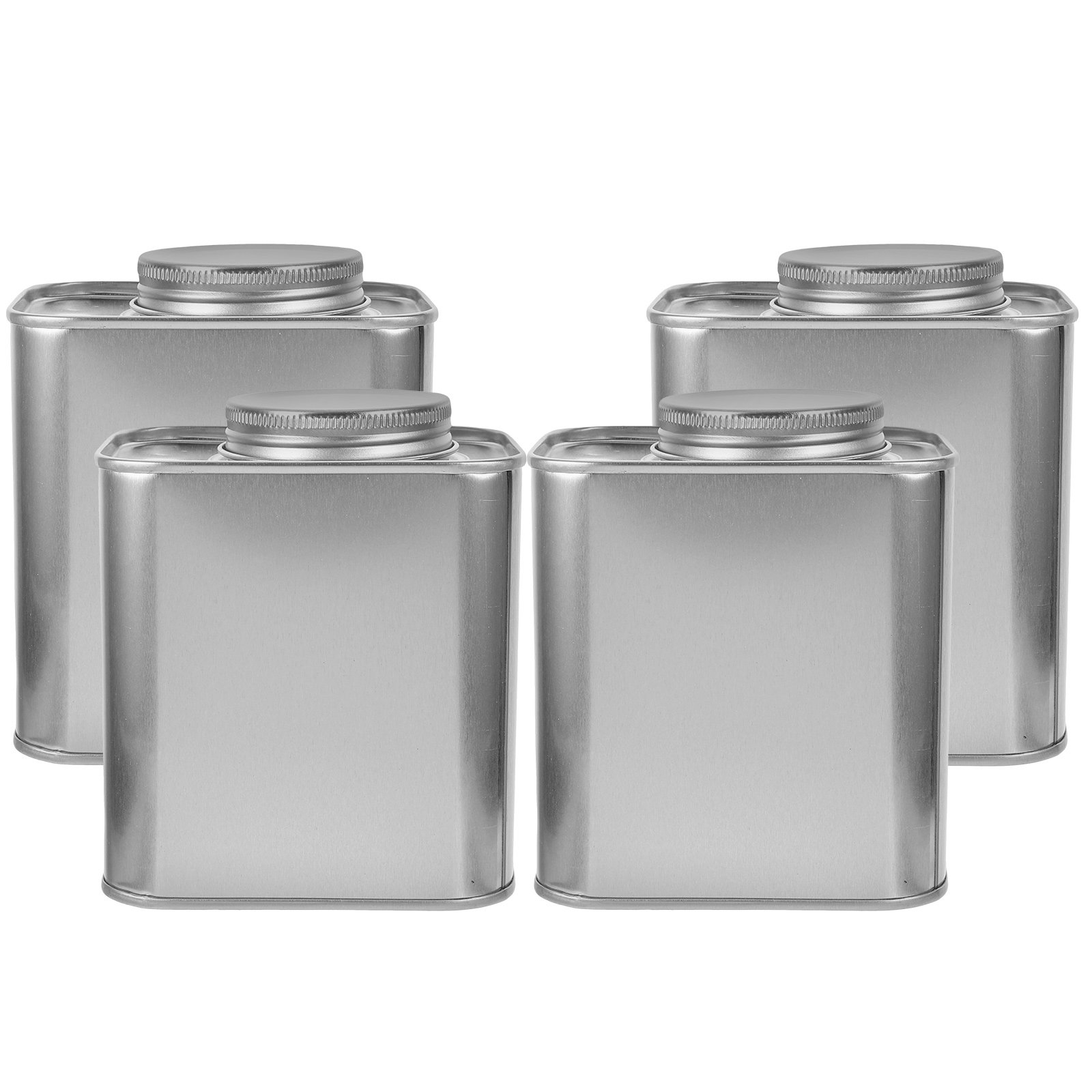Coffee Tea Sugar Canisters - 4Pcs Tinplate Tea Coffee Sugar Canister