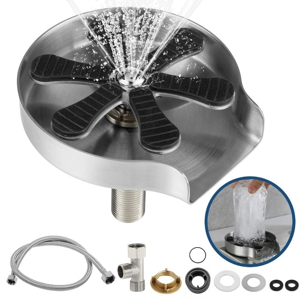 Coffee And Tea Bar - Faucet Glass Rinser High Pressure Cup