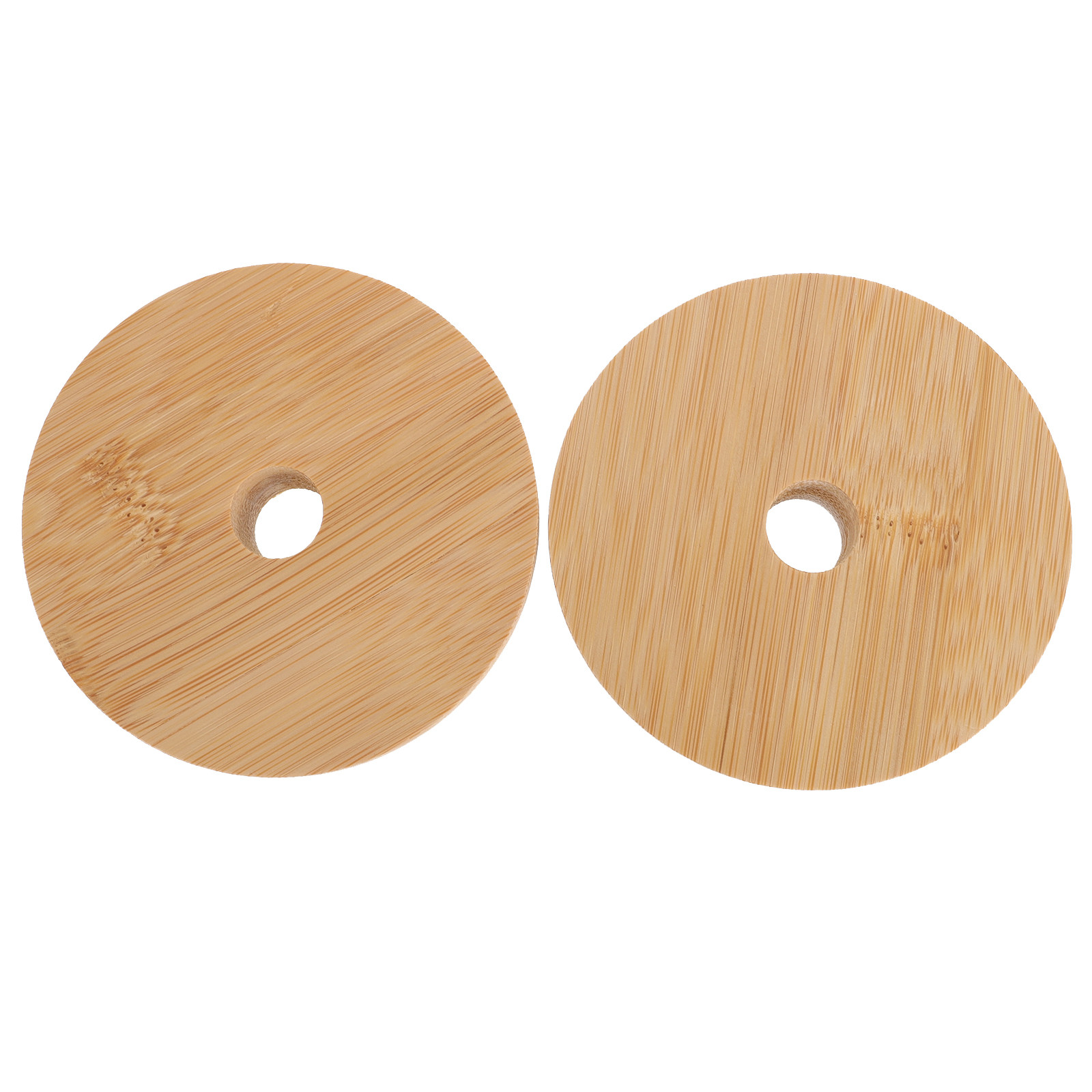Coffee Tea Jar Set - 1Set Lightweight Bamboo Mason Jar Lids
