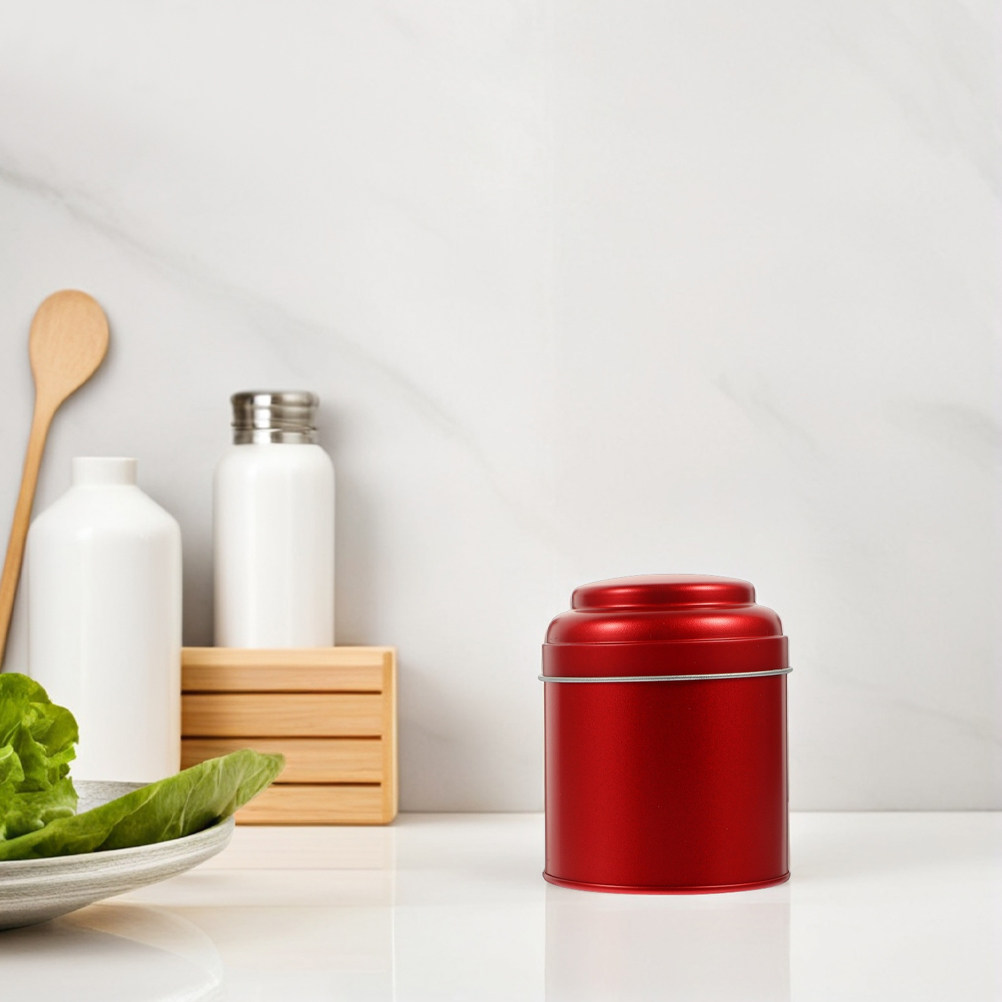 Coffee Tea Sugar Canisters - 2pcs Tea Storage Canister Airtight Seal