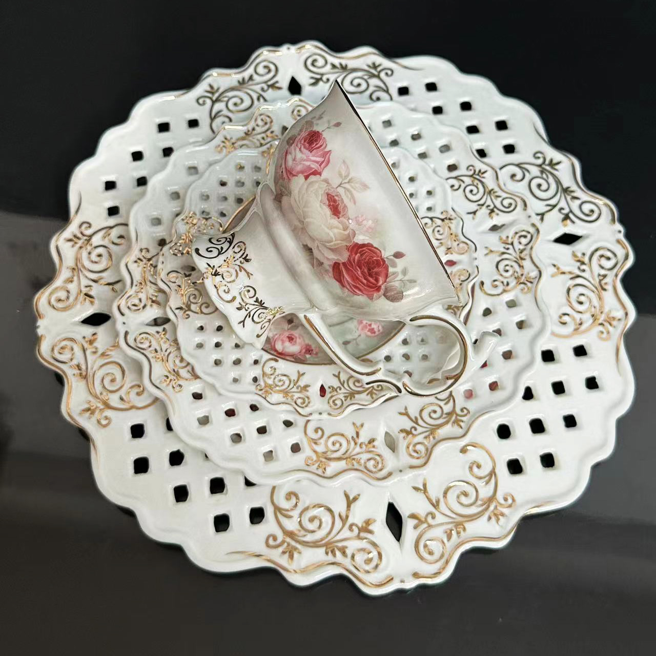 Palace style afternoon tea cof - Coffee Tea Jar Set recension och pris