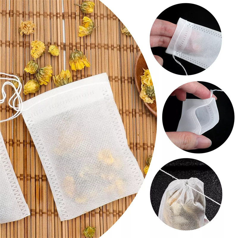 100PCS Non-woven Tea Bags Disp - Coffee Tea Spices recension och pris