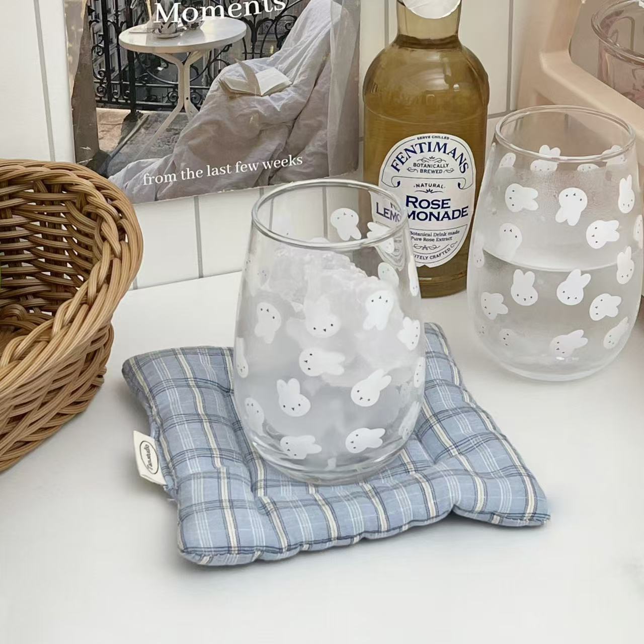 Cute Miffy Rabbit Printed Glas - Coffee Tea Milk recension och pris