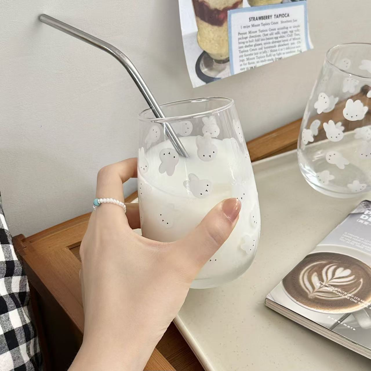 Cute Miffy Rabbit Printed Glas - Coffee Tea Milk recension och pris
