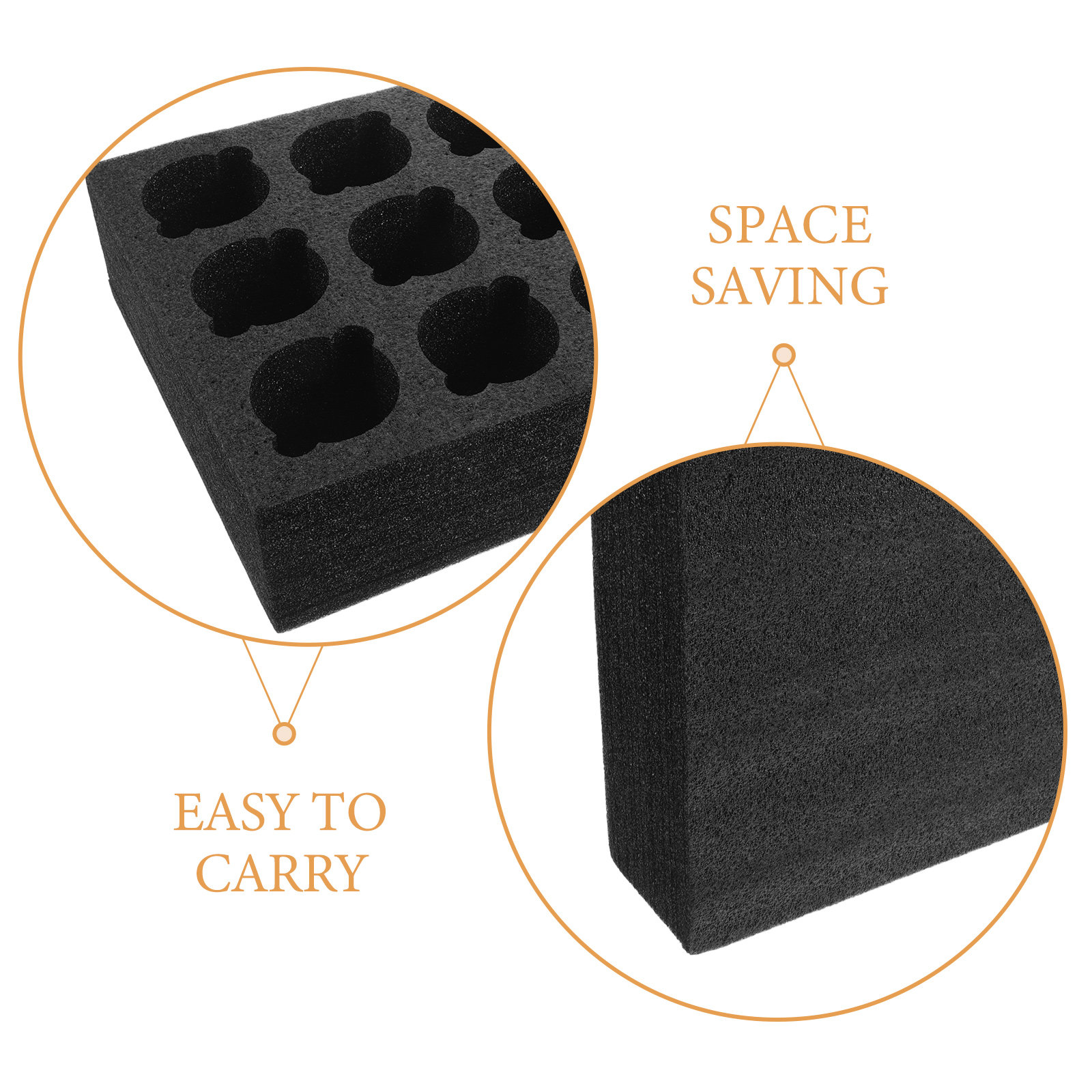 Foam Cup Holder Tray Multi-Cup - Coffee Tea Milk recension och pris