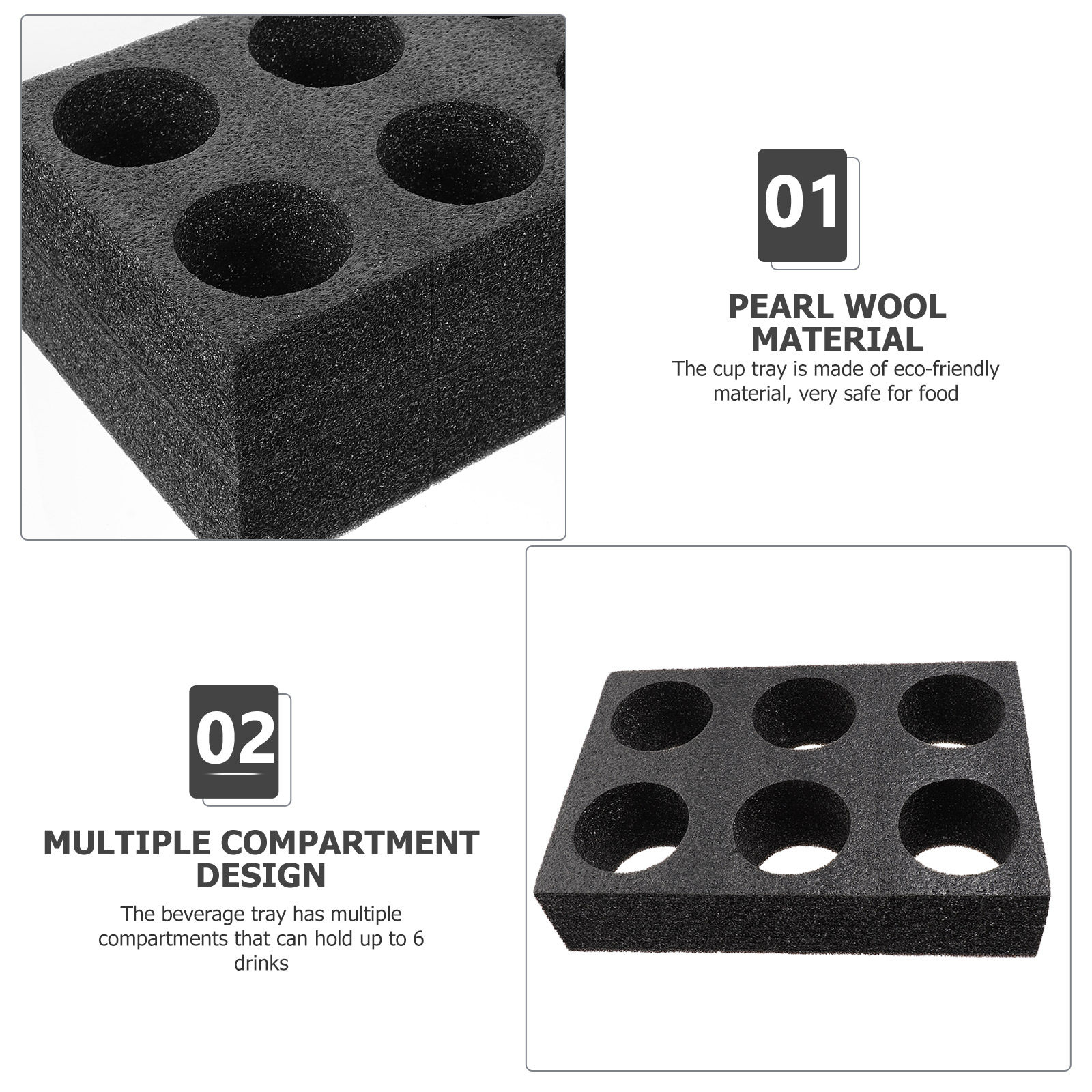 2Pcs Eco-Friendly Biodegradabl - Coffee Tea Milk recension och pris