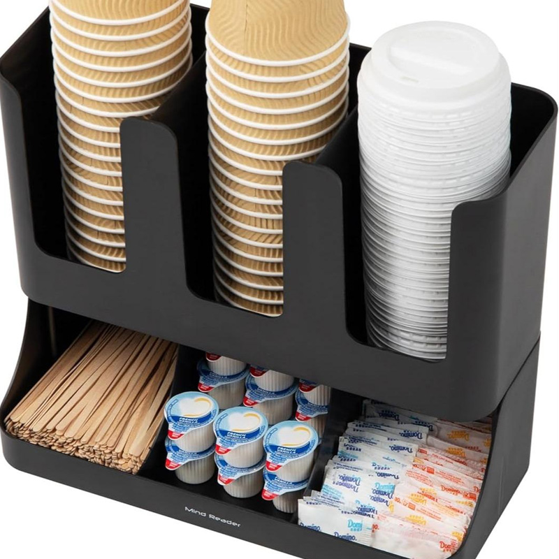 A Paper Cup Storage Box, Black - Coffee Tea Drawer Organizer recension och pris