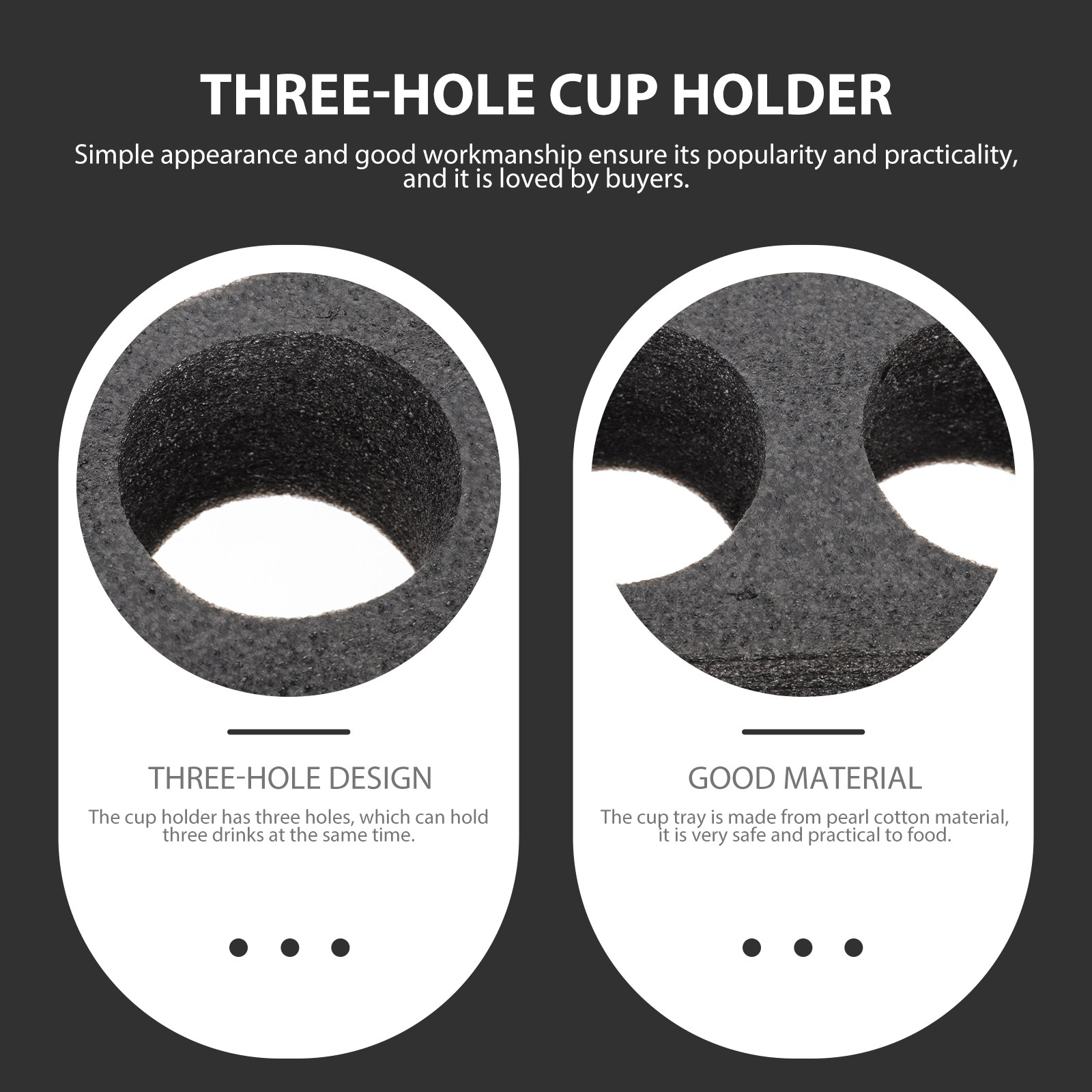2Pcs Cup Fixing Holder Pearl C - Coffee Tea Milk recension och pris