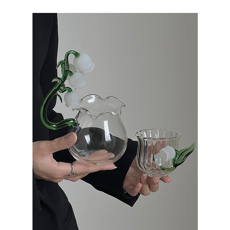 Lily of The Valley Glass Tea C - Valley Tea And Coffee recension och pris
