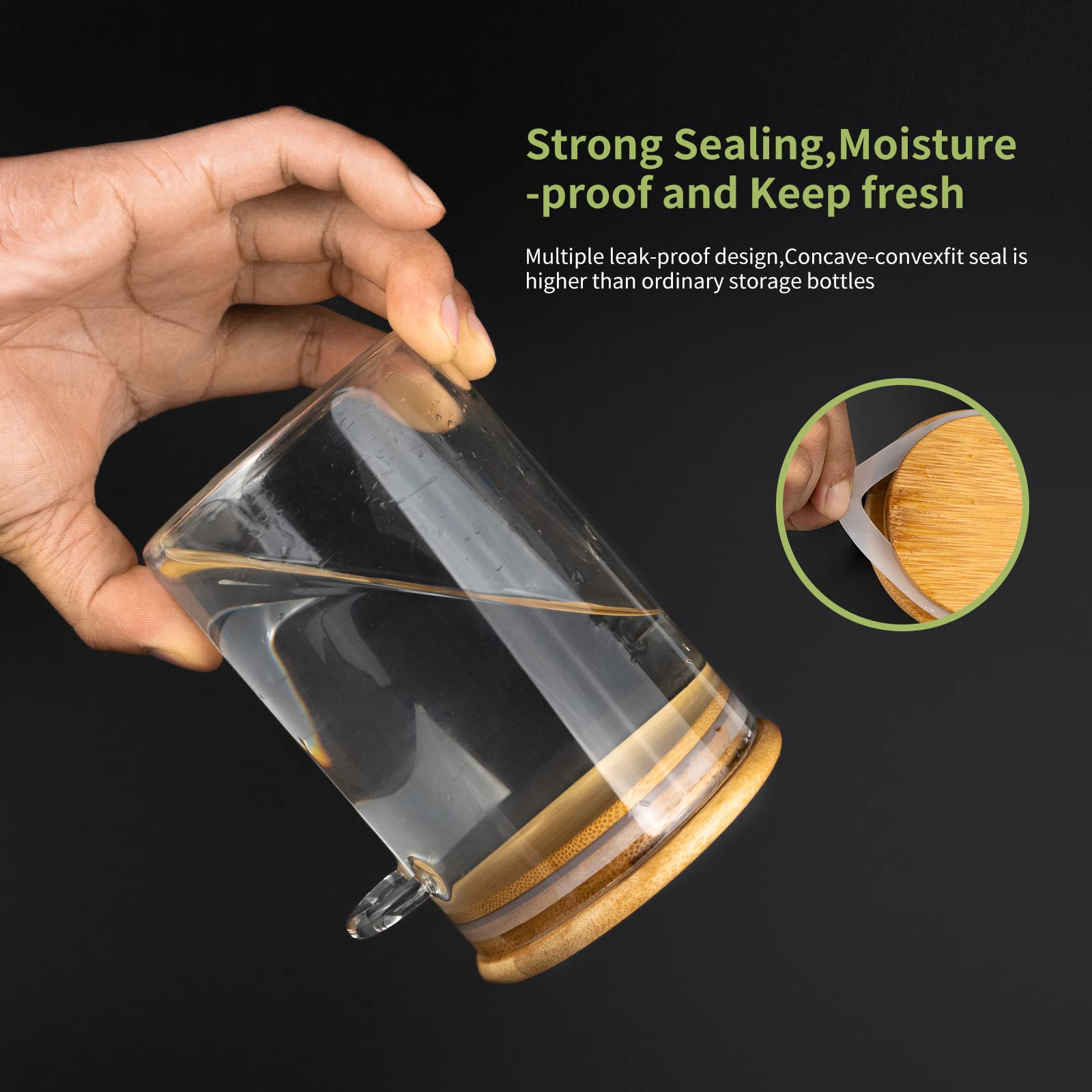 Airtight Food Storage Plastic  - Coffee Tea Sugar Canisters recension och pris