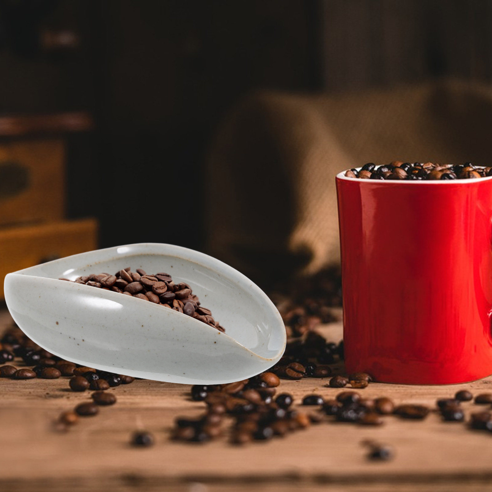 Ceramic Coffee Bean Tray House - Coffee Tea Beans recension och pris