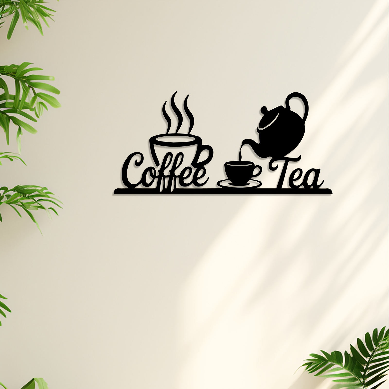 1pc Rustic Metal Coffee & Tea  - Coffee Tea Icon recension och pris