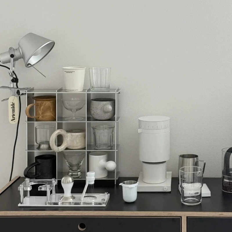 Minimalist Aluminum Alloy Coun - Coffee Tea Stand recension och pris