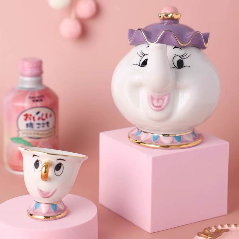 Disney Teapot Cute Cartoon Bea - Coffee Tea Jar Set recension och pris