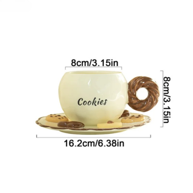 Cookies Themed Ceramic Coffee  - Coffee Tea Love recension och pris