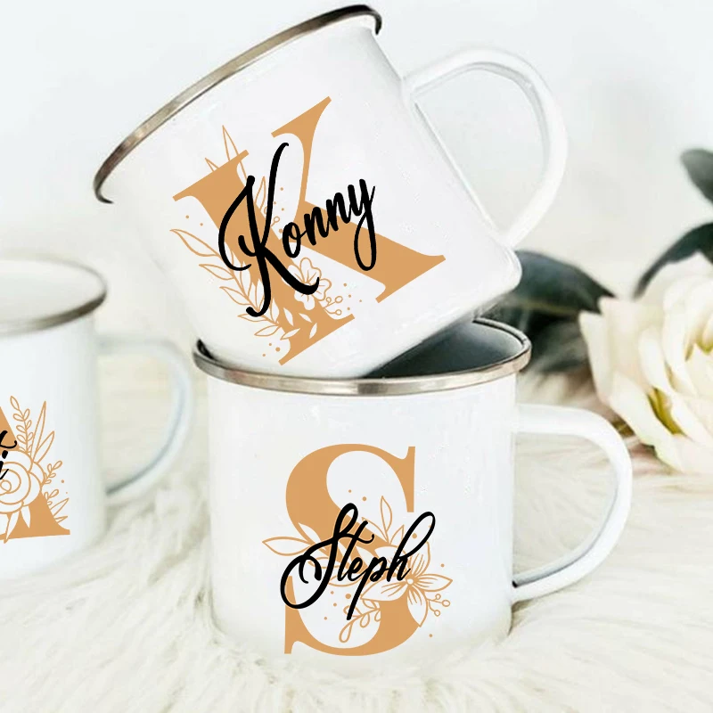 Personalized Mugs Floral Initi - Coffee Tea Name recension och pris