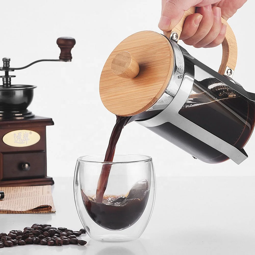 350/600ml Stainless Steel Pres - Coffee Tea Press recension och pris