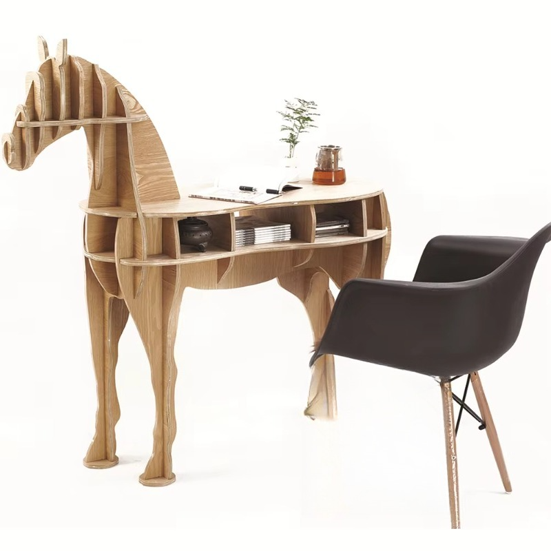 Creative Wooden Horse Tea Coff - Coffee Tea Library recension och pris