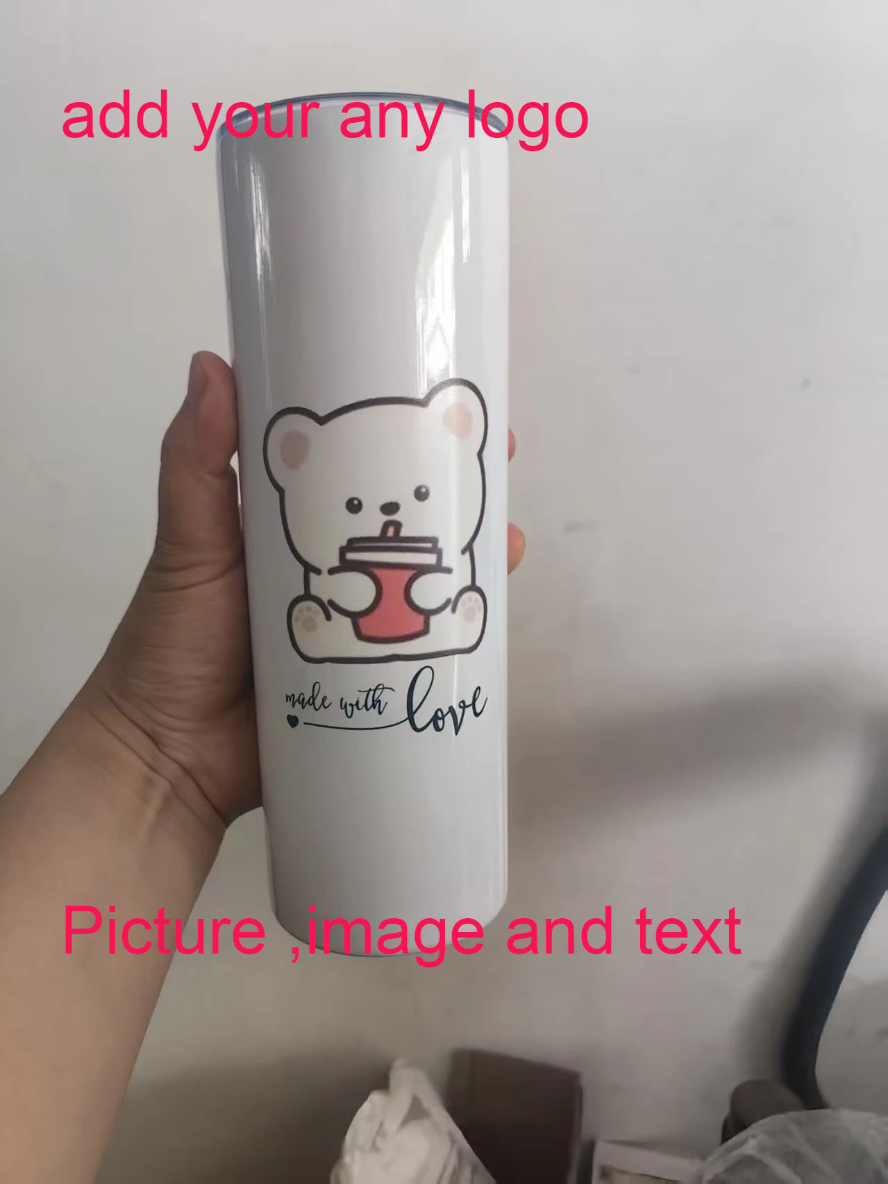 20OZ LOGO Picture Stainless St - Coffee Tea Name recension och pris