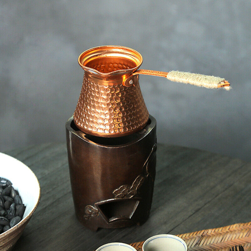 Coffee Pot Antique Copper Turk - Moka Pot Stove recension och pris
