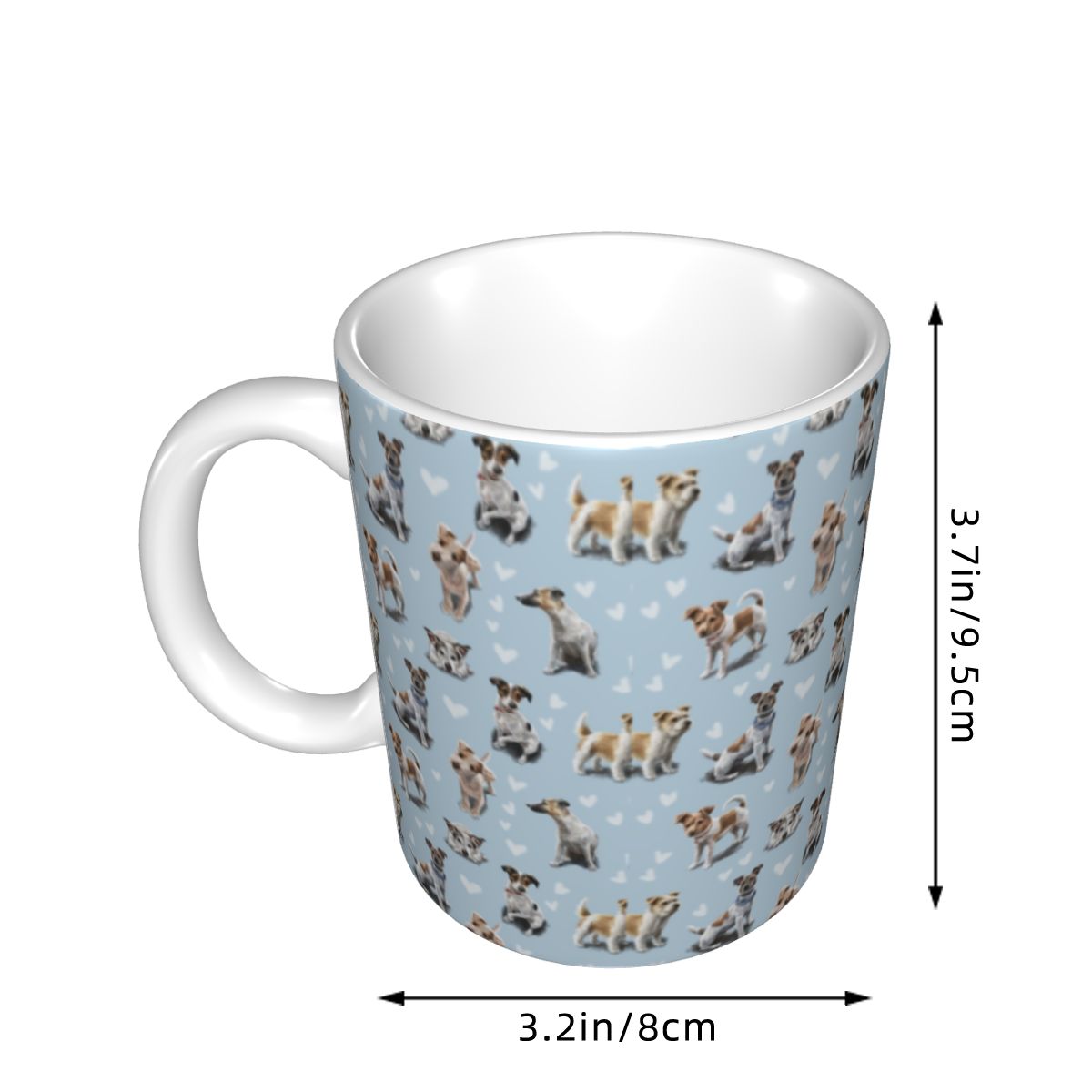 Customized Jack Russell Terrie - Coffee Tea Love recension och pris