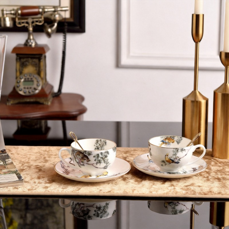 Retro British Bone China Jungl - Coffee Tea Love recension och pris