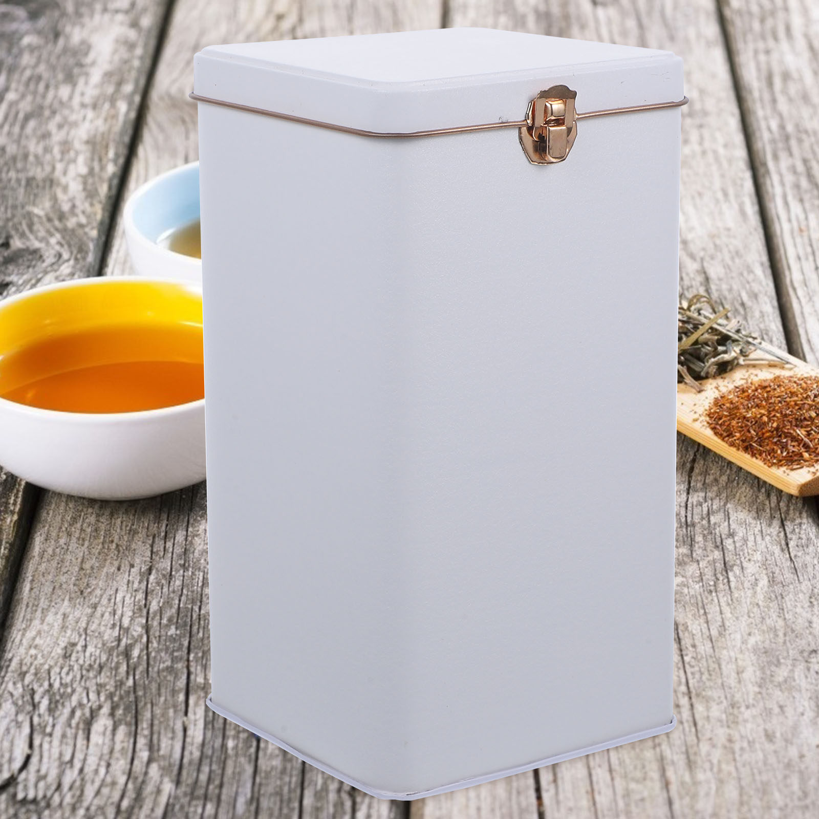 Iron Tea Canister Heavy Duty R - Coffee Tea Sugar Canisters recension och pris