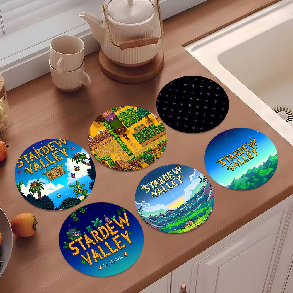 S-Stardew Valley Coasters 10cm - Valley Tea And Coffee recension och pris