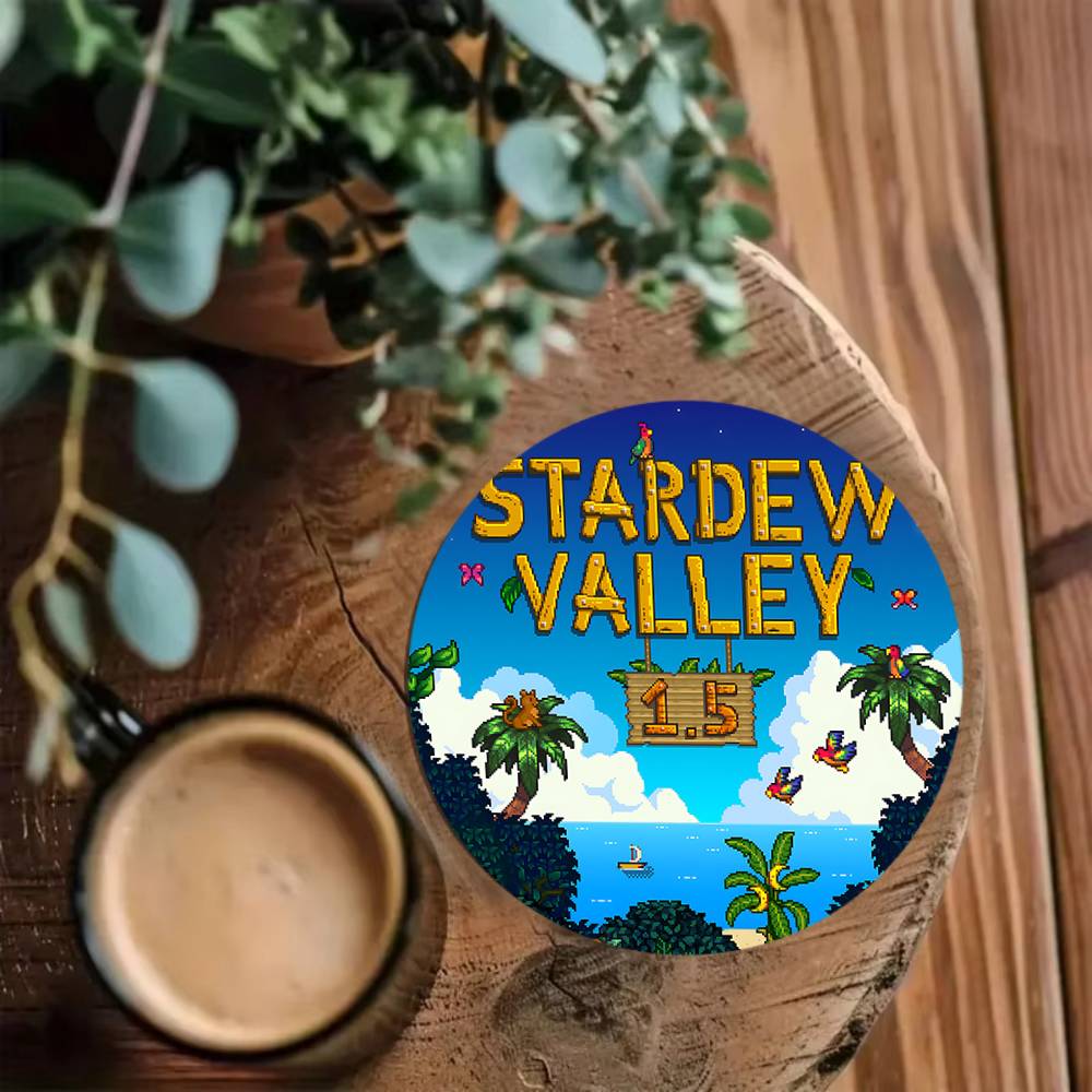 S-Stardew Valley Coasters 10cm - Valley Tea And Coffee recension och pris