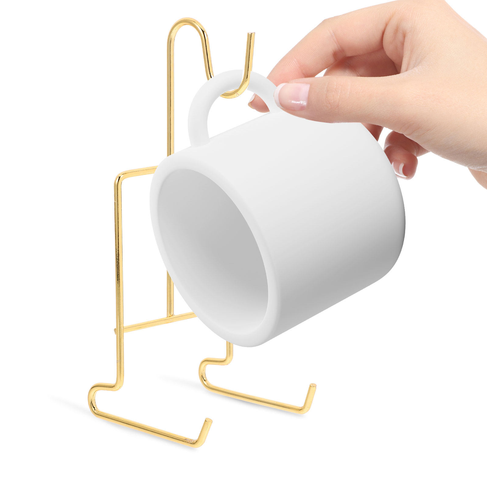 6Pcs Tea Cup Display Stand Met - Coffee Tea Stand recension och pris