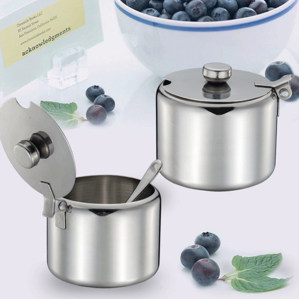 Premium Food Grade Stainless S - Coffee Tea Sugar Canisters recension och pris
