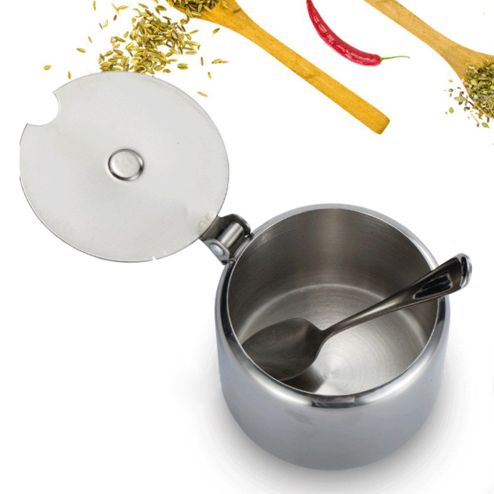 Premium Food Grade Stainless S - Coffee Tea Sugar Canisters recension och pris
