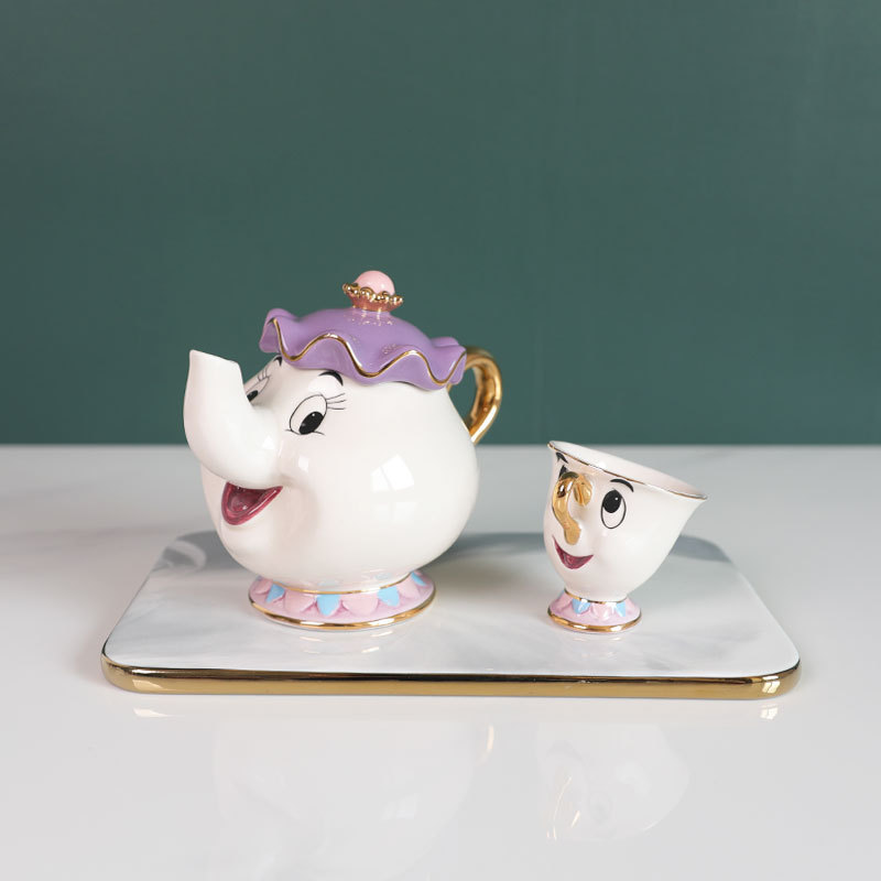 In-Stock Teapot Cute Cartoon B - Coffee Tea Jar Set recension och pris