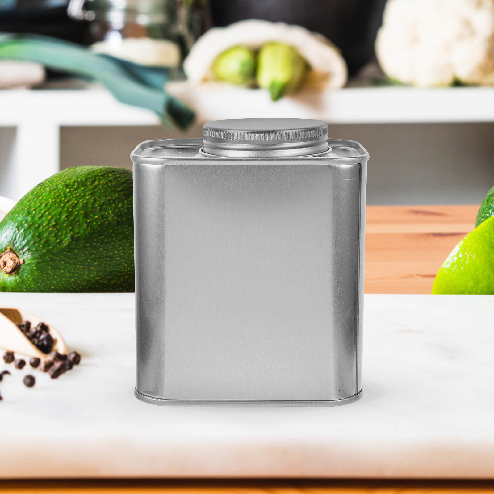 4Pcs Tinplate Tea Coffee Sugar - Coffee Tea Sugar Canisters recension och pris