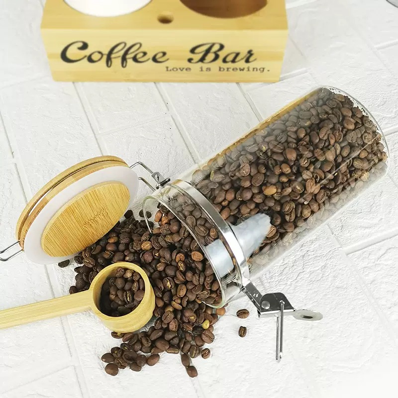 Coffee Storage Jars 2 Pack wit - Coffee Tea Beans recension och pris