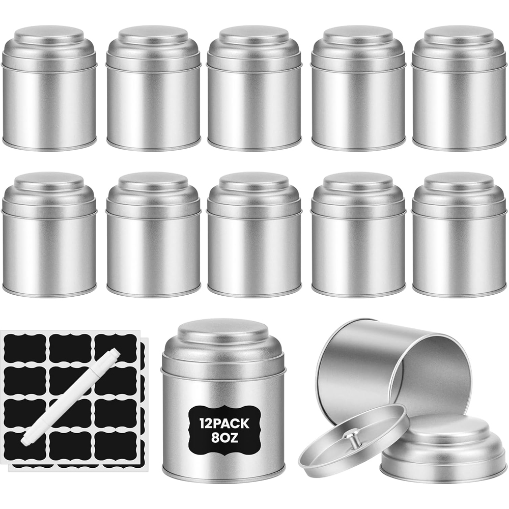 Tea Tin with Airtight Double L - Coffee Tea Sugar Canisters recension och pris