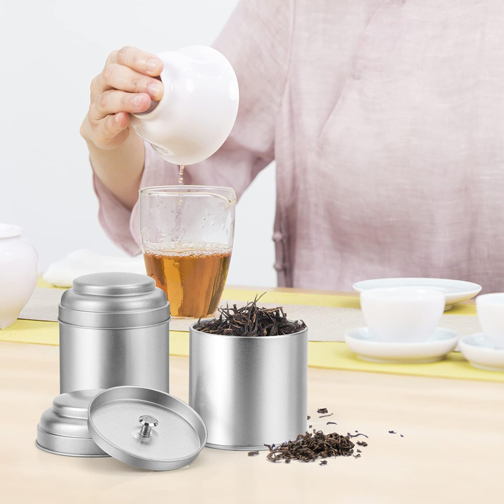 Tea Tin with Airtight Double L - Coffee Tea Sugar Canisters recension och pris