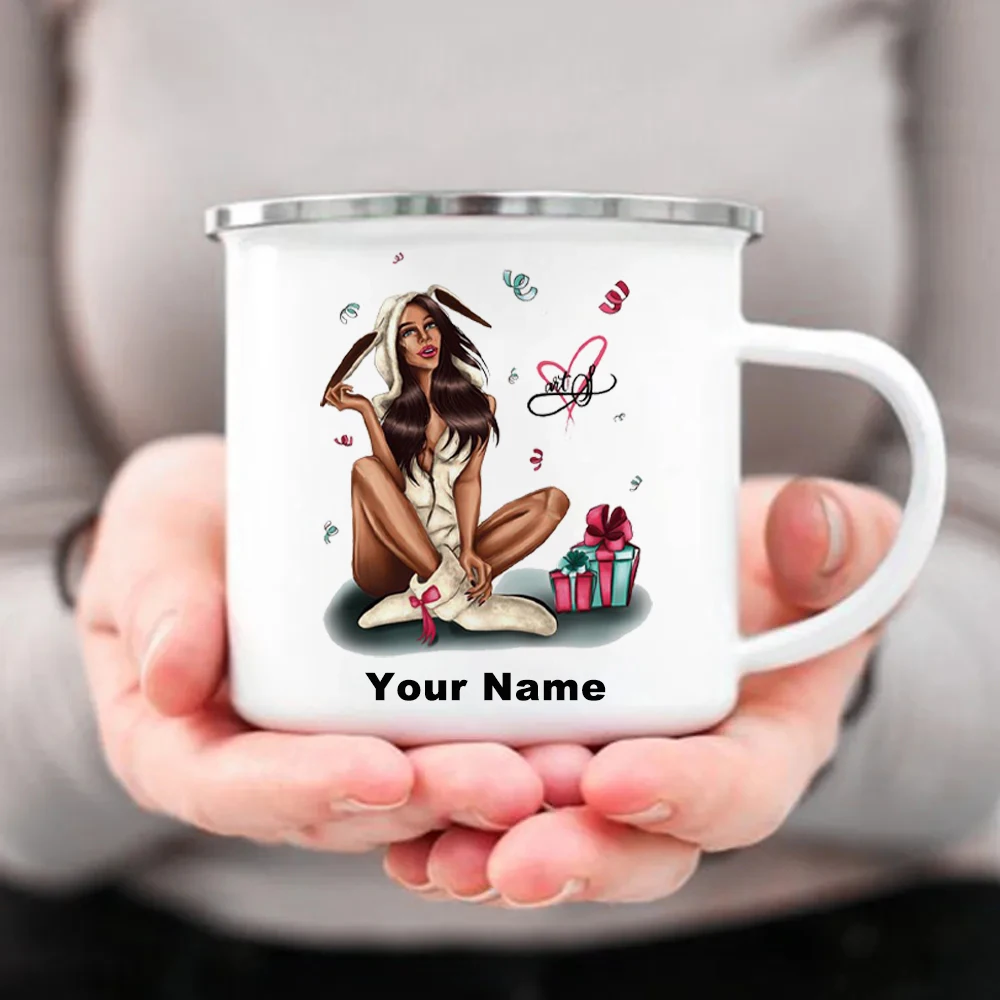 Custom Enamel Mug with Your Na - Coffee Tea Name recension och pris