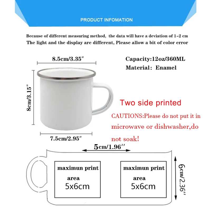 Custom Enamel Mug with Your Na - Coffee Tea Name recension och pris