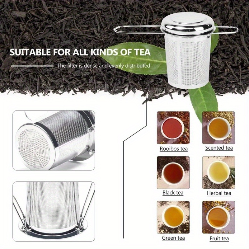 Stainless Steel Mesh Tea Infus - Coffee Tea Spices recension och pris