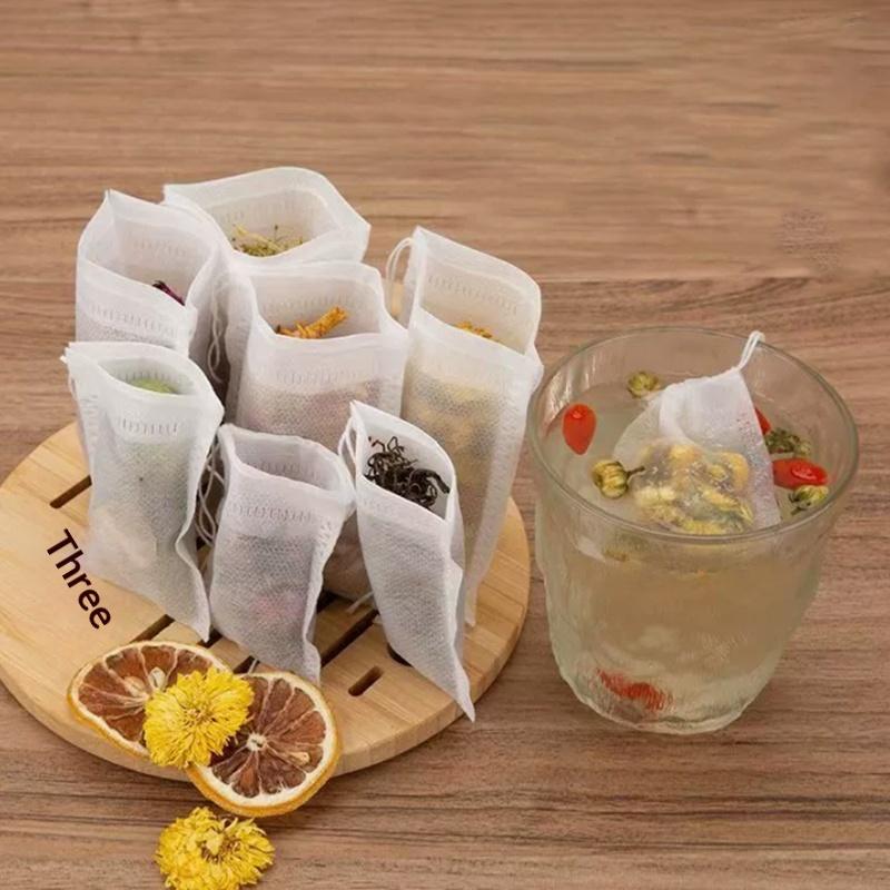 ☌100Pcs Disposable Tea Bag Pou - Coffee Tea Spices recension och pris