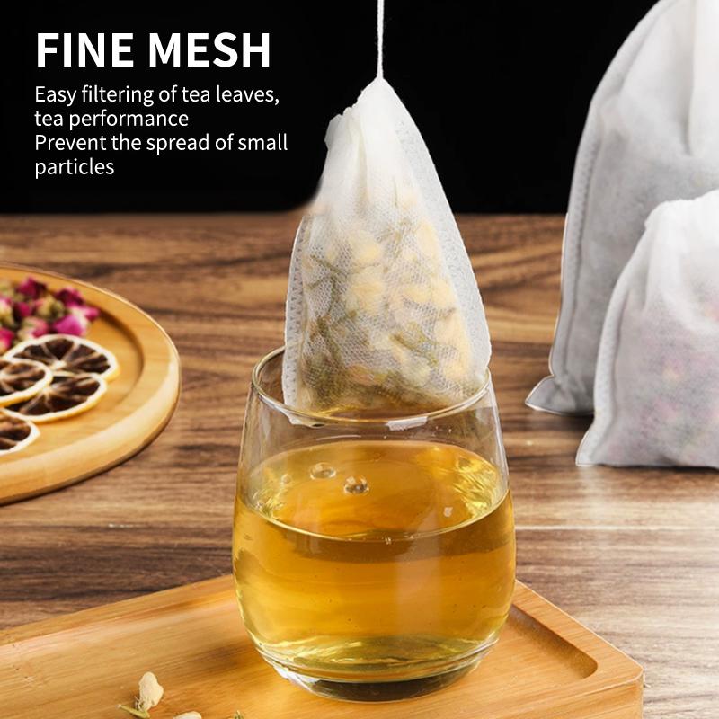 ☌100Pcs Disposable Tea Bag Pou - Coffee Tea Spices recension och pris