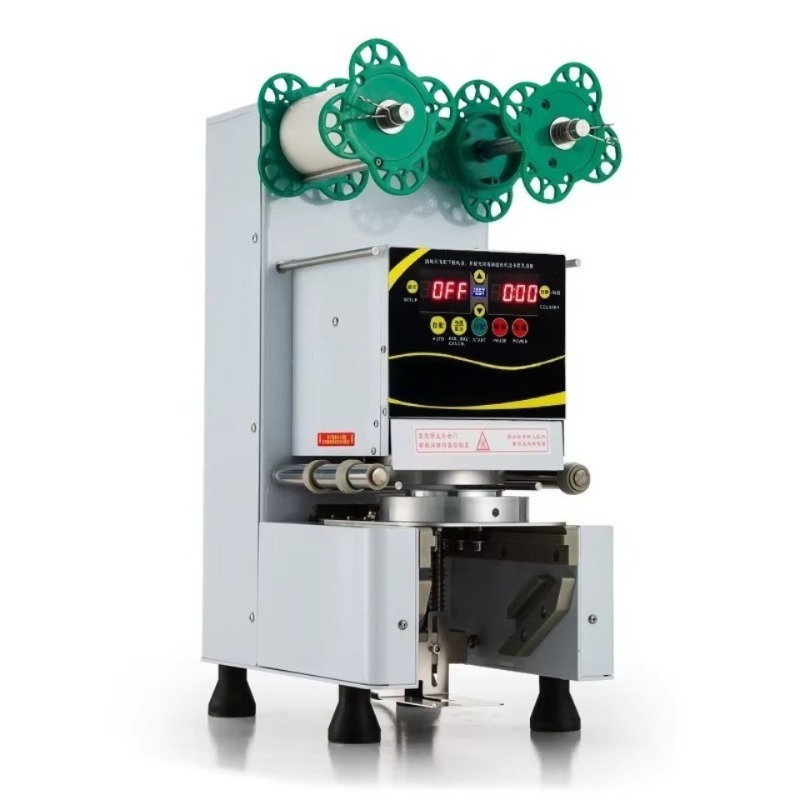 Automatic Plastic Cup Sealing  - Coffee Tea Milk recension och pris